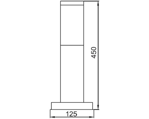 Наземный светильник  75824-450 SS Oasis Light