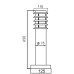 Наземный светильник  75827-650 SS Oasis Light