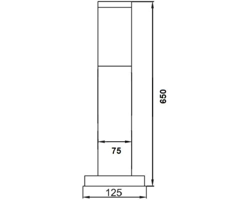 Наземный светильник 75828-650 SS Oasis Light Наземный светильник 75828-650 SS Oasis Light