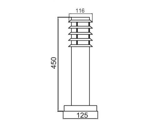 Наземный светильник 75829-450 SS Oasis Light Наземный светильник 75829-450 SS Oasis Light