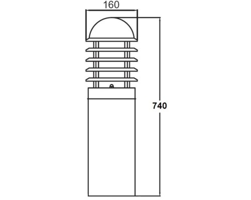 Наземный светильник 75895-740 SS Oasis Light Наземный светильник 75895-740 SS Oasis Light