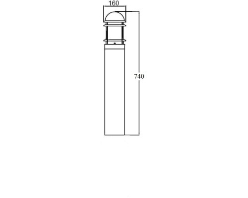 Наземный светильник 75898-740 SS Oasis Light Наземный светильник 75898-740 SS Oasis Light