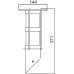 Настенный светильник уличный 76322 SS Oasis Light
