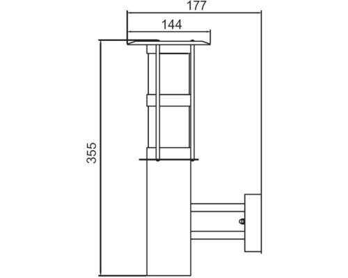 Настенный светильник уличный 76326 SS Oasis Light Настенный светильник уличный 76326 SS Oasis Light
