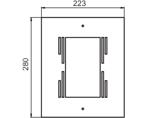 Настенный фонарь уличный INOX 77818 R Oasis Light Настенный фонарь уличный INOX 77818 R Oasis Light