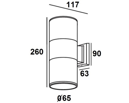 Архитектурная подсветка TUBE 78000S Cb Oasis Light Архитектурная подсветка TUBE 78000S Cb Oasis Light