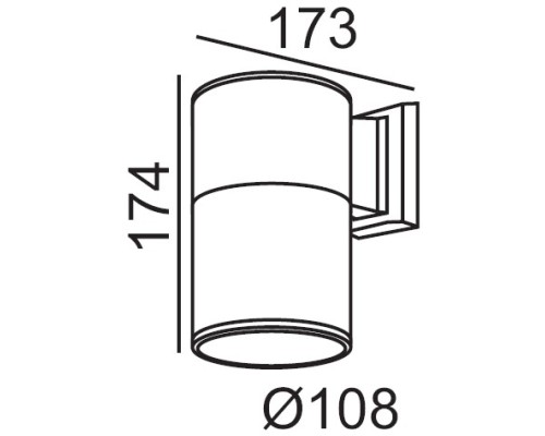 Архитектурная подсветка TUBE 78002 Cb Oasis Light Архитектурная подсветка TUBE 78002 Cb Oasis Light