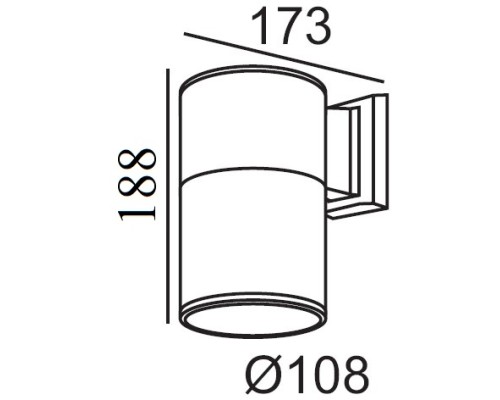 Архитектурная подсветка TUBE 78002L S Oasis Light Архитектурная подсветка TUBE 78002L S Oasis Light