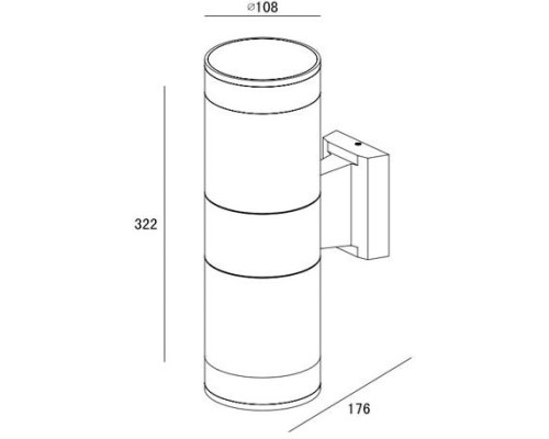 Архитектурная подсветка TUBE 78005 Bl Oasis Light Архитектурная подсветка TUBE 78005 Bl Oasis Light