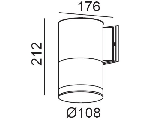 Архитектурная подсветка TUBE 78006 Bl Oasis Light Архитектурная подсветка TUBE 78006 Bl Oasis Light
