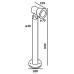 Наземный фонарь TUBE 78043 Bl Oasis Light