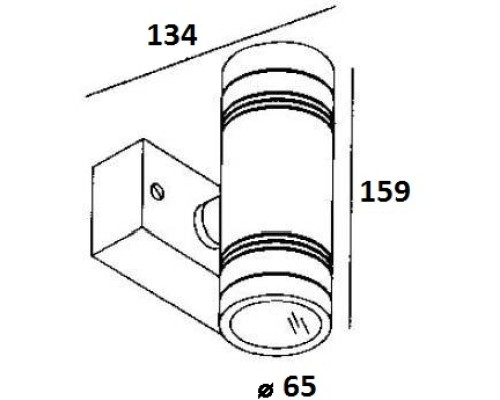 Архитектурная подсветка TUBE 78048 Bl Oasis Light Архитектурная подсветка TUBE 78048 Bl Oasis Light