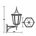 Настенный фонарь уличный 79701L Bl Oasis Light