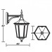 Настенный фонарь уличный 79702L Bl Oasis Light