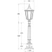 Наземный фонарь ALBORG L 79707L Е10 Bl Oasis Light
