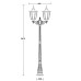 Наземный фонарь ALBORG L 79709LA Bl Oasis Light