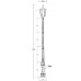 Наземный фонарь ALBORG L 79710L Е7 Bl Oasis Light