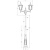 Наземный фонарь ALBORG L 79710LA/A2 09 Bl Oasis Light