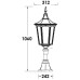 Наземный фонарь ALBORG L 79724L Bl Oasis Light