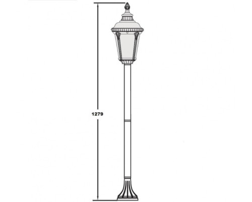 Наземный фонарь  79756S Bl Oasis Light