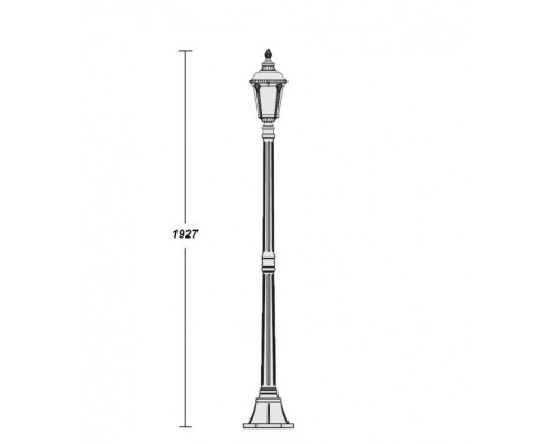 Наземный фонарь 79758S Bl Oasis Light Наземный фонарь 79758S Bl Oasis Light