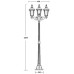 Наземный фонарь MUNICH 2S 79758SВ Bl Oasis Light