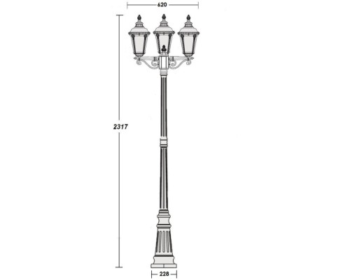 Наземный фонарь 79759SВ Gb Oasis Light Наземный фонарь 79759SВ Gb Oasis Light