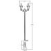 Наземный фонарь MUNICH 2S 79760SА B2 Bl Oasis Light