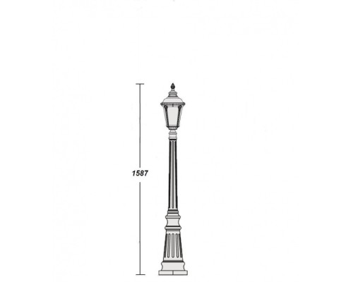 Наземный фонарь 79761S Gb Oasis Light Наземный фонарь 79761S Gb Oasis Light