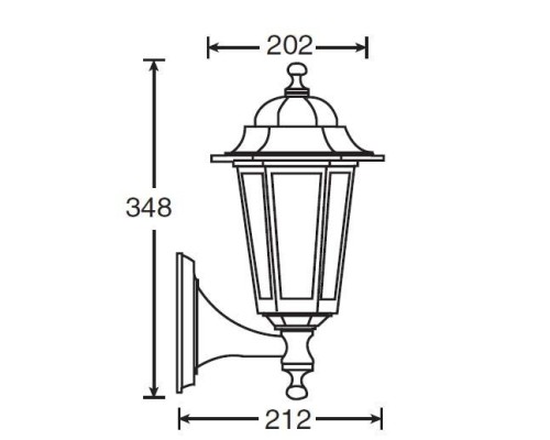 Настенный фонарь уличный 79801S Gb Oasis Light Настенный фонарь уличный 79801S Gb Oasis Light