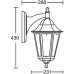 Настенный фонарь уличный PETERSBURG M 79802M/04 W Oasis Light
