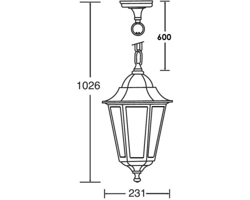 Уличный светильник подвесной PETERSBURG ECONOM 79805E Bl Oasis Light Уличный светильник подвесной PETERSBURG ECONOM 79805E Bl Oasis Light