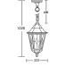 Уличный светильник подвесной PETERSBURG lead GLASS 79805lg Bl Oasis Light