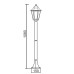 Наземный фонарь 79806M Bl Oasis Light