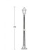 Наземный фонарь 79808M Bl Oasis Light