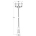 Наземный фонарь PETERSBURG S 79809SB Gb Oasis Light
