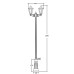 Наземный фонарь PETERSBURG M 79810MA B2 Bl Oasis Light