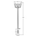 Наземный фонарь PETERSBURG lead GLASS 79810lgB B2 Bl Oasis Light