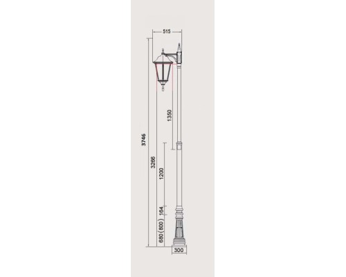 Наземный фонарь BREMEN 79832/PART A/DOWN Bl Oasis Light Наземный фонарь BREMEN 79832/PART A/DOWN Bl Oasis Light