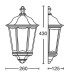 Настенный фонарь уличный 79855 Bl Oasis Light