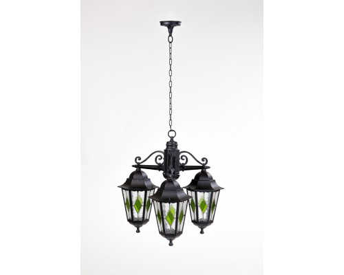 Уличный светильник подвесной PETERSBURG lead GLASS 79870lg/3 Bl Oasis Light Уличный светильник подвесной PETERSBURG lead GLASS 79870lg/3 Bl Oasis Light