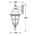 Настенный фонарь уличный QUADRO M lead GLASS 79902MlgY Bl Oasis Light