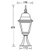 Наземный фонарь 79904М Bl Oasis Light