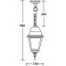 Уличный светильник подвесной  79905M Bl Oasis Light