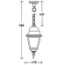 Уличный светильник подвесной 79905М Bl Oasis Light