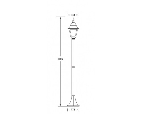 Наземный фонарь 79906S Gb Oasis Light Наземный фонарь 79906S Gb Oasis Light