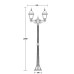 Наземный фонарь QUADRO M 79908MA Bl Oasis Light
