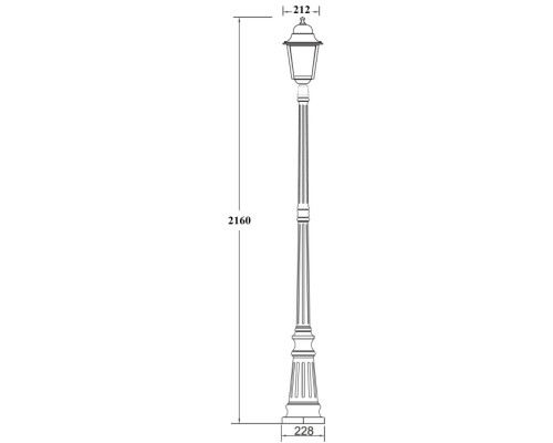 Наземный фонарь QUADRO L 79909L Bl Oasis Light Наземный фонарь QUADRO L 79909L Bl Oasis Light