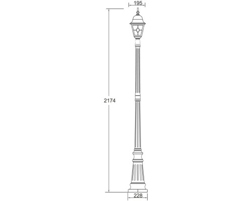 Наземный фонарь QUADRO M lead GLASS 79909MlgG Bl Oasis Light Наземный фонарь QUADRO M lead GLASS 79909MlgG Bl Oasis Light
