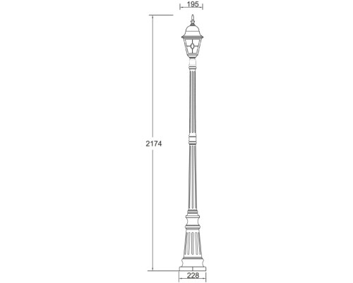 Наземный фонарь QUADRO M lead GLASS 79909MlgY Bl Oasis Light Наземный фонарь QUADRO M lead GLASS 79909MlgY Bl Oasis Light